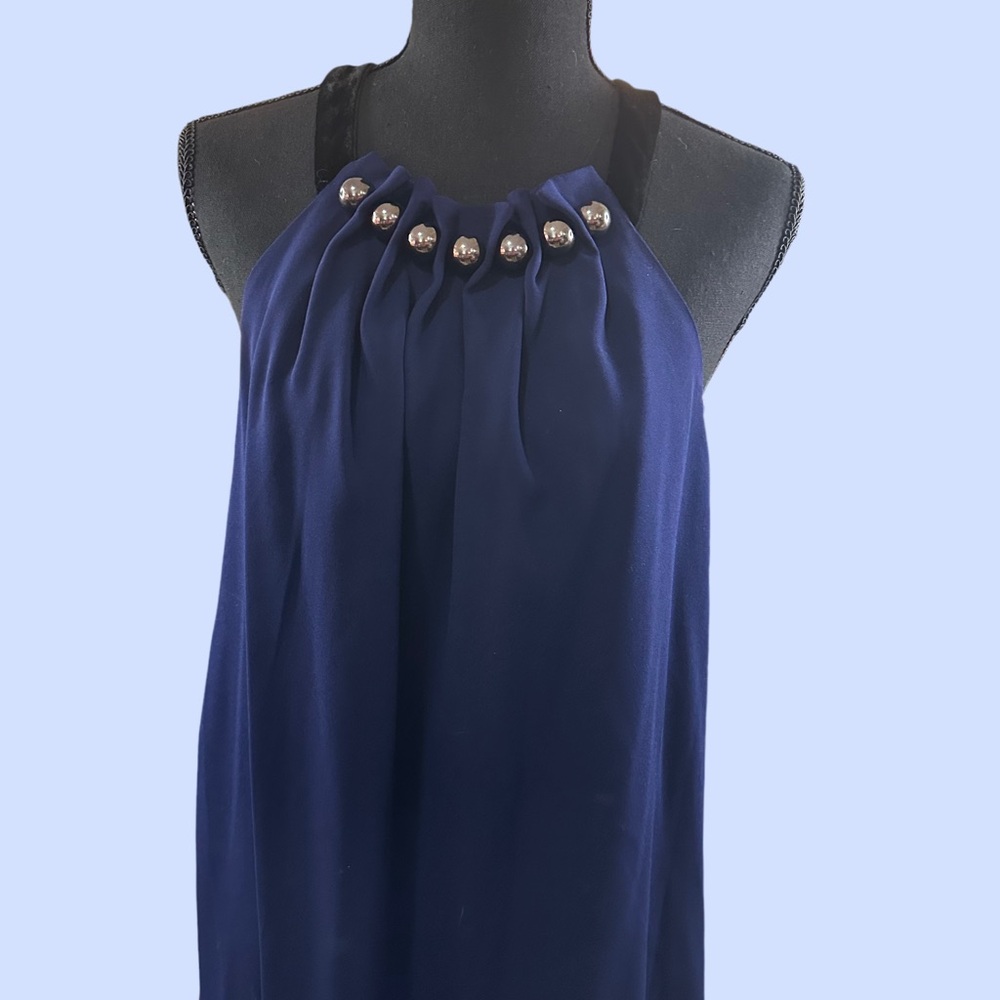 BCBG Paris Navy Blue Wedding Dress